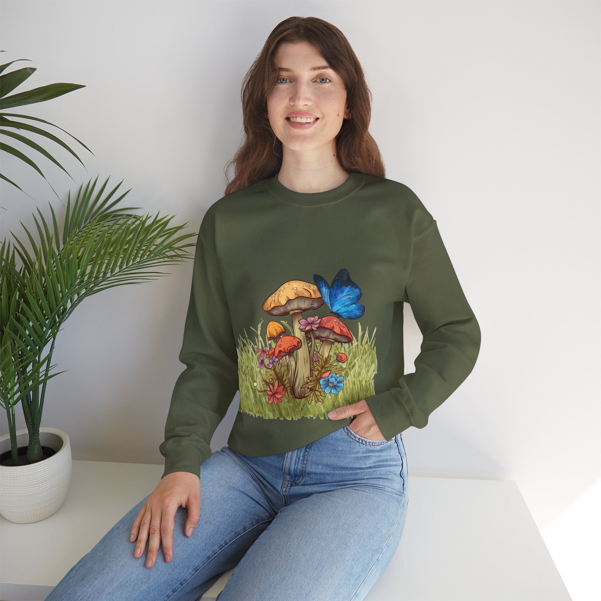 Mushroom Crewneck Sweatshirt