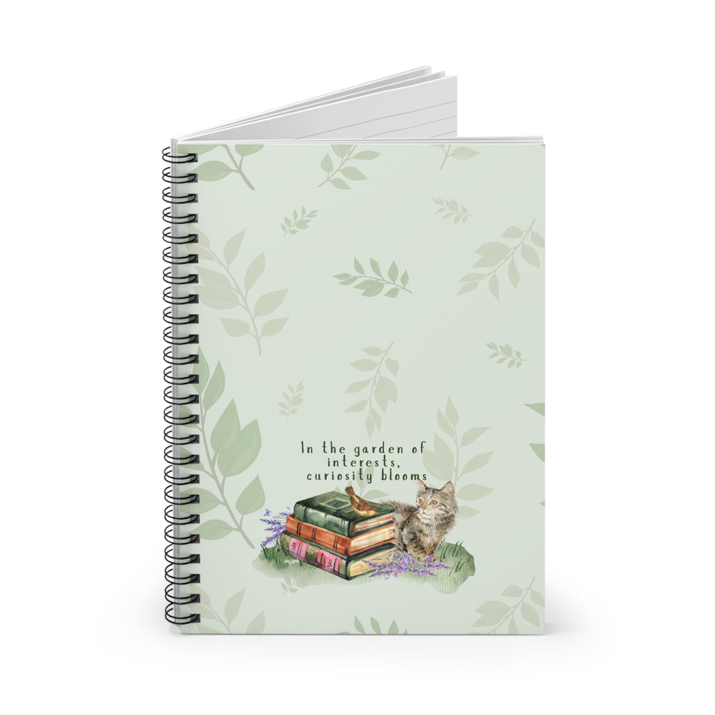 Curiosity Blooms Spiral Notebook
