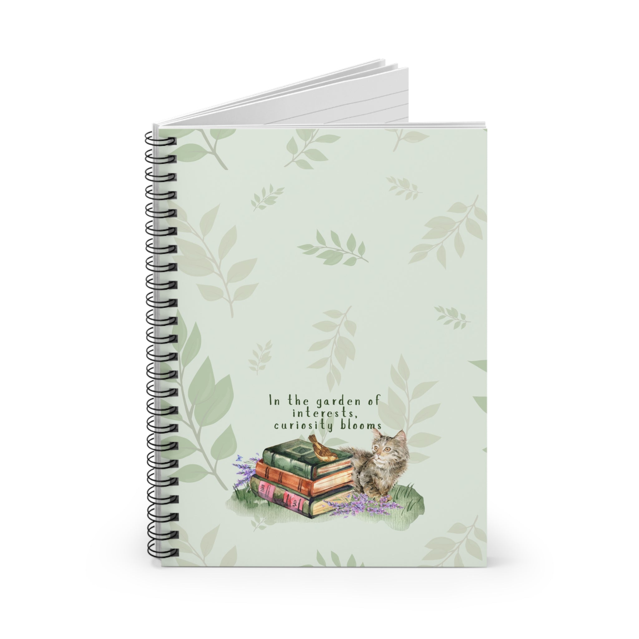Curiosity Blooms Spiral Notebook
