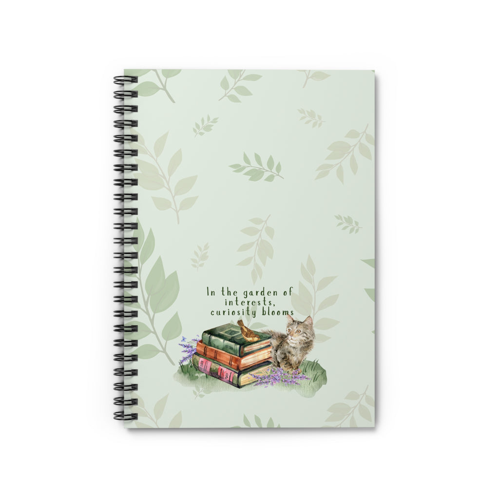 Curiosity Blooms Spiral Notebook