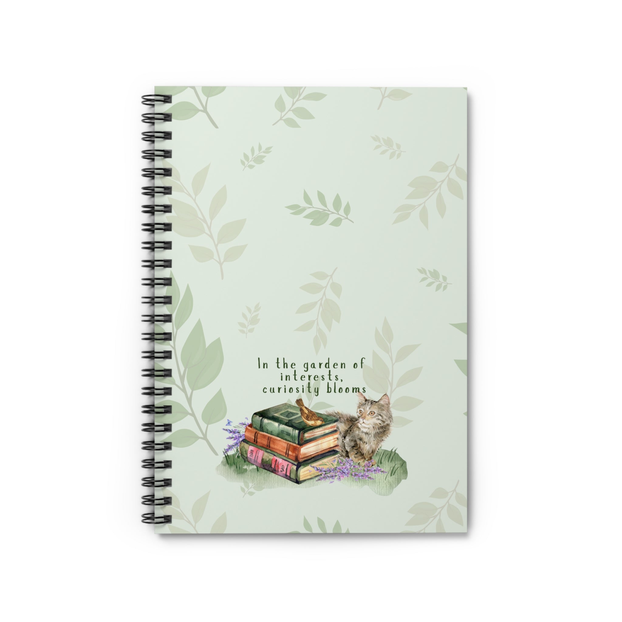 Curiosity Blooms Spiral Notebook