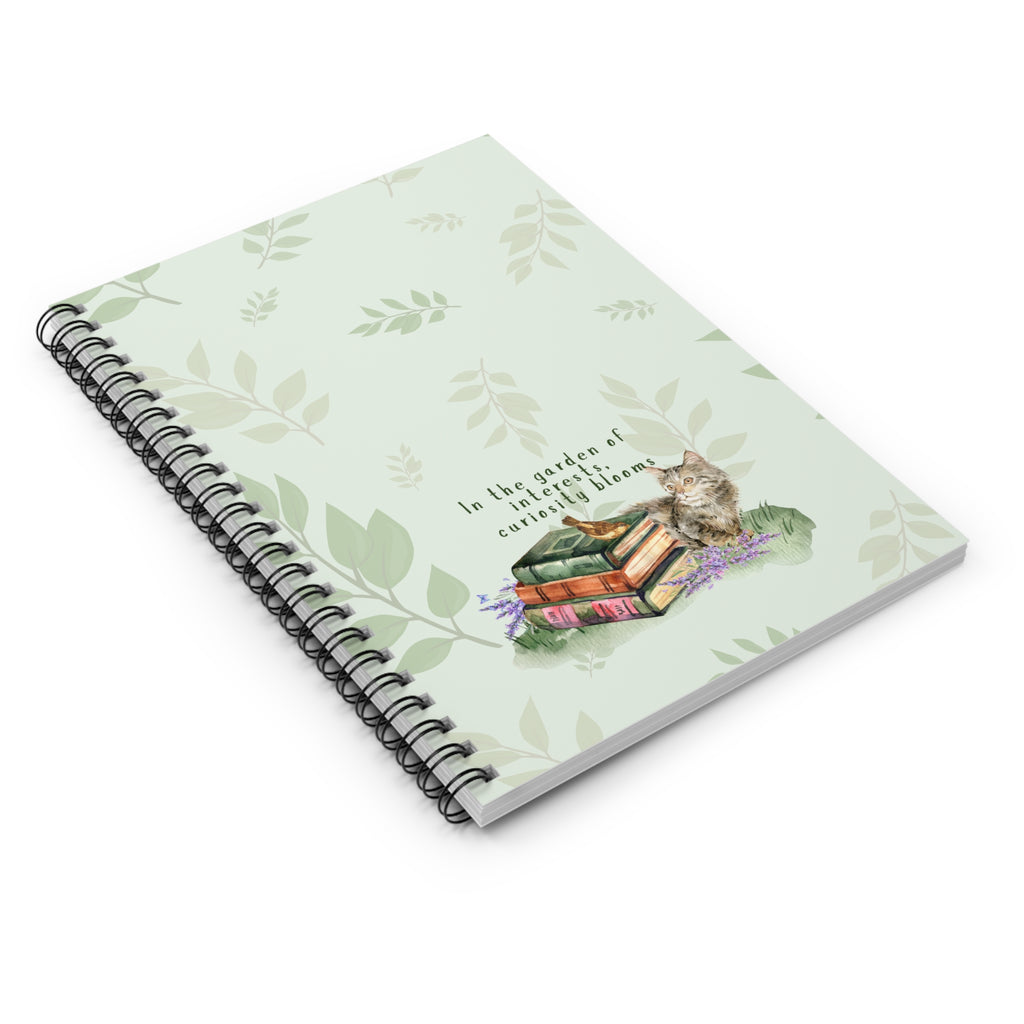 Curiosity Blooms Spiral Notebook