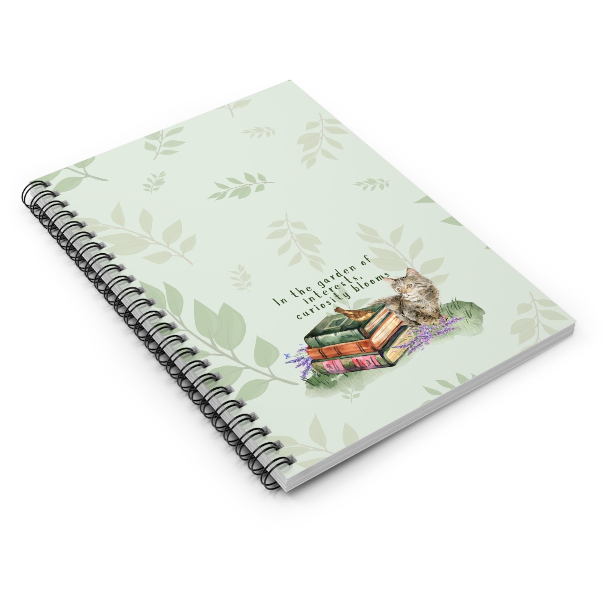 Curiosity Blooms Spiral Notebook